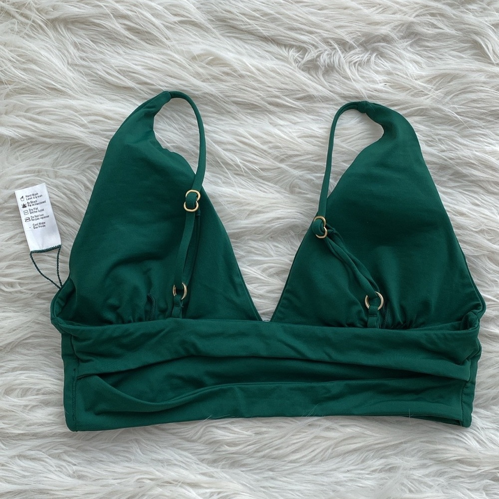 L*Space | Emerald Green Olivia Bikini Top - Picture 8 of 11